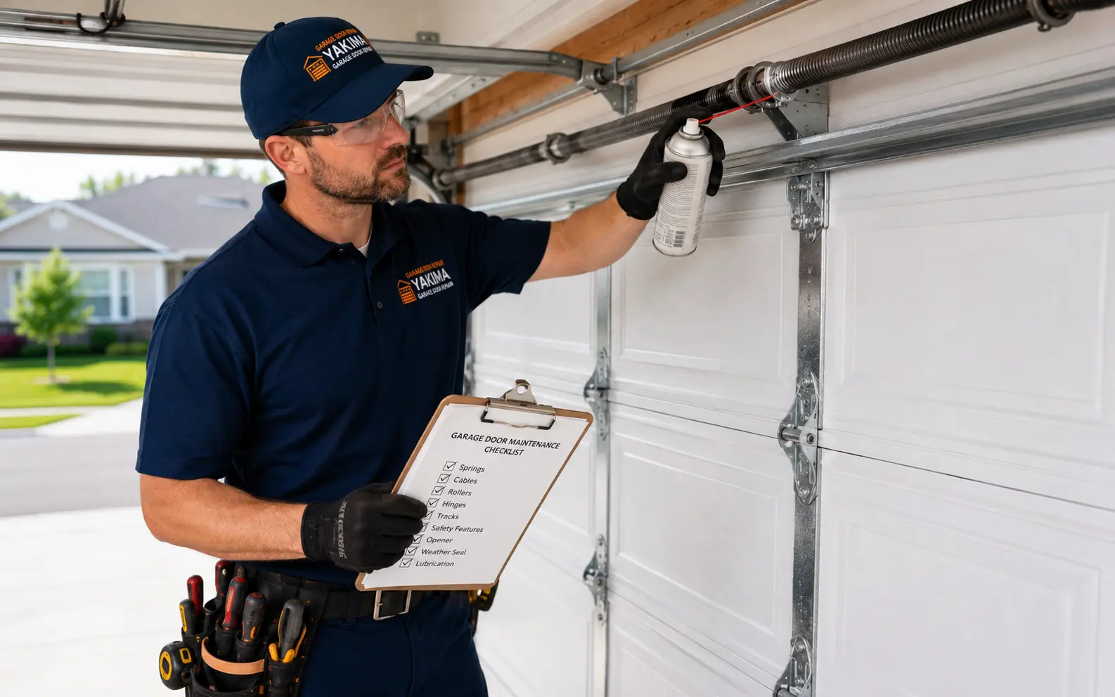 garage door tune up & maintenance in yakima