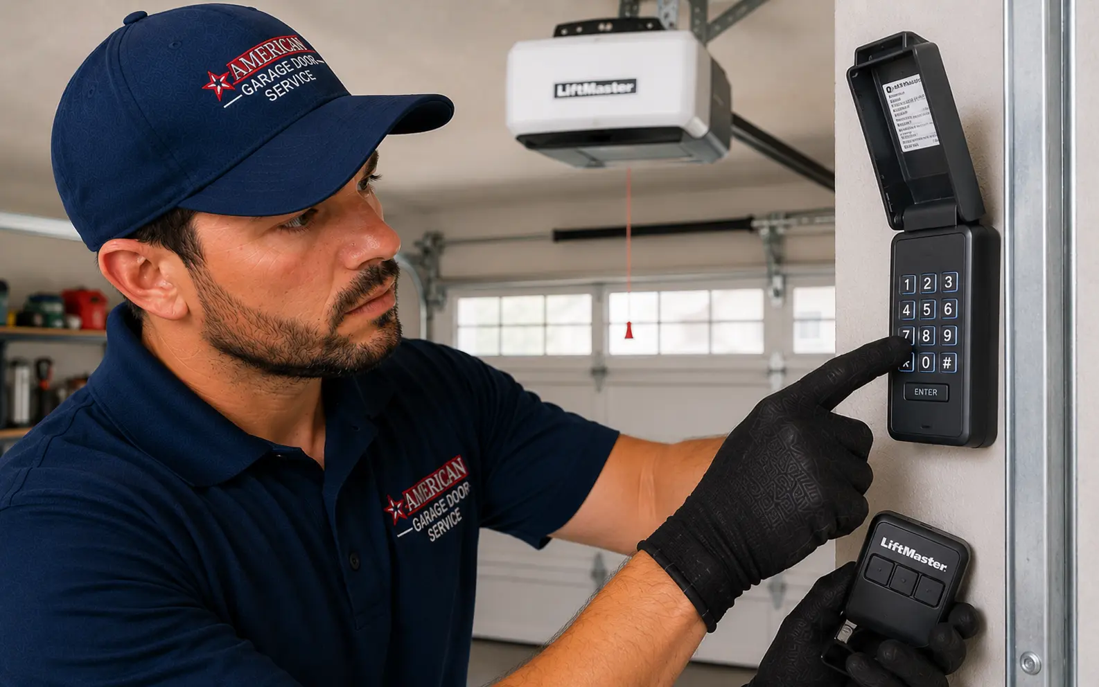 remort control for garage door opener